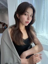 エヌ 大阪梅田店(enu)&nbsp;ナチュラルブラウン/ヘーゼルグレージュ/髪質改善カラー