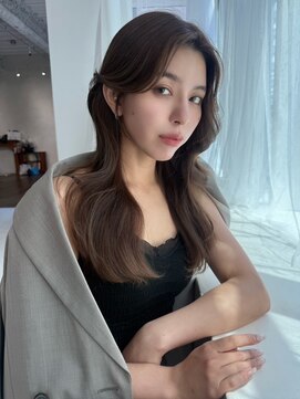 エヌ 大阪梅田店(enu) ナチュラルブラウン/ヘーゼルグレージュ/髪質改善カラー