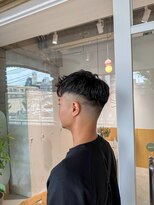 ワッカ(wacca)&nbsp;メンズ　フェード　刈り上げ　2ブロ