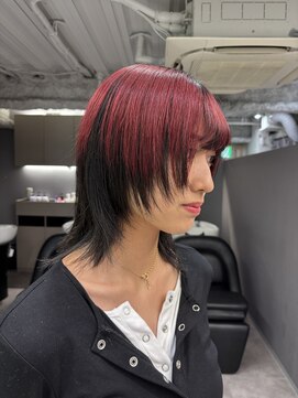 ロテ 名古屋 名駅店(Lote.) ミディアムヘア/デザインカラー/フェイスフレーミング/名古屋