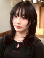 ノイカーム(noi Calm) 髪質改善トリートメントミルクティーベージュカラーくびれヘア