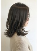 30代40代50代外ハネミディアムレイヤー髪質改善酸性ストレート