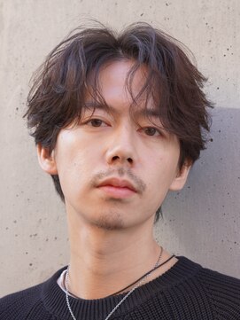 フィフス 原宿(fifth) 原宿シャドウパーマルーズパーマゆるめ波巻きパーマメンズカット