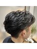 カット＋フェザーパーマ￥11000［大宮／メンズ／パーマ／フェザーパーマ］