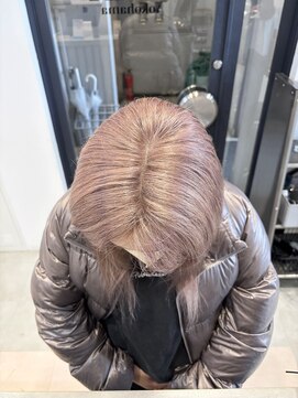 エイト 横浜店(EIGHT) pink beige [韓国ヘア/ブリーチ/ダブルカラー/横浜]