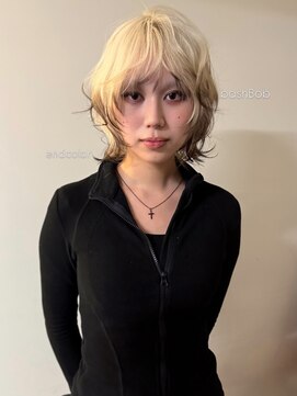 ノラ シンディ(NORA CYNDY) 裾カラー エンドカラー デザインカラー ハッシュカット