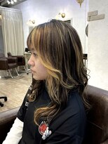 エルズ 大宮店(ailes) 《ai》三毛猫カラー/ワンホンレイヤー/フレンチバング/大宮