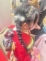 ナンバーエイト(number eight)&nbsp;成人式ヘアセット卒業式ヘアセット編み込みヘアアレンジ