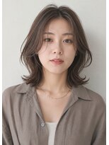 フルショウ アシヤ(FURUSHO ASHIYA) 結べる長さのボブくびれミディ大人グレージュ
