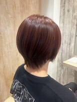エヌアンドエー せんげん台店(N&A)&nbsp;艶感とまとまりが映える大人の丸みショートボブスタイル
