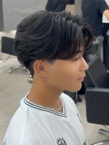 エルマーク 本山(L-MARK)&nbsp;センターパート/ニュアンスパーマ/フェザーパーマ/men's
