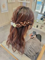 クルム(KURUMU)&nbsp;ふわふわハーフアップ