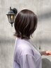 【カラー,パーマで傷んだ髪の方へ】カットカラー+3or5stepトリートメント 