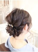 【結婚式ヘアセット】シンプルシニヨン