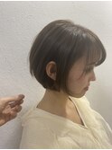 3Ｄハイライト　ショートボブ