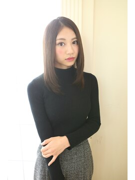 ヘアアンドメイク 心座(hair&make) ロングクールフェミニン〇