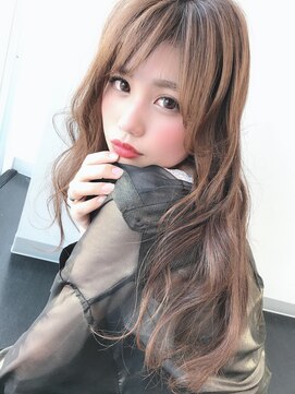 ラカーロ(La CARO) La CARO 耳掛け小顔ロング×大人艶ベージュby市橋