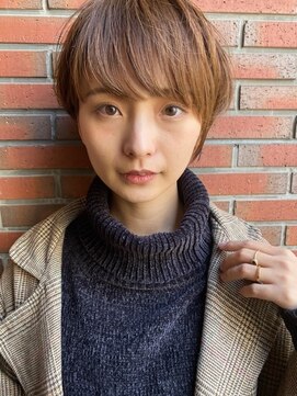 アリエッタ ギンザツー(ARIETTA GINZA2) オリーブアッシュショート/アップバング/抜け感/レイヤーカット