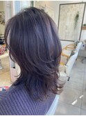 レイヤーカット★ラベンダーアッシュ