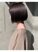 ミニボブ 切りっぱなしボブ　コンパクトボブ 