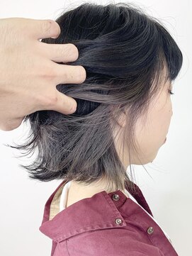 マーシュアトレ(marshu atre) 【marshu atre 辰己Style】インナーカラー×シルバーグレー