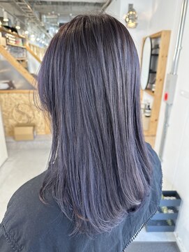 スクリバイタヒエ(SUKURI by tahie) #ラベンダーグレー #透明感カラー