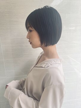 オーロ(ORO) 大人ガーリーチョコレート黒髪ボブ