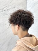 無造作スパイラルパーマ