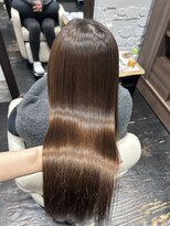 アルコイリスバイドールヘアー(ARCOIRIS by Dollhair)&nbsp;酸性ストレートうる艶ロング髪質改善トリートメント韓国風都島