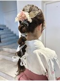 大人気ポニーテールヘアアレンジ/成人式/卒業式/吉祥寺/高石志織