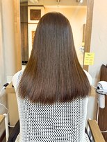 ヘアリゾート粋 ウナム 新宿東口店(enam)&nbsp;艶髪/縮毛矯正/酸性ストレート/ストレート/モカグレージュ