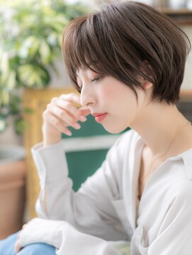 カバーヘア ブリス 北浦和(COVER HAIR bliss) アースカラー小顔ショートカットレイヤーh3北浦和20代30代40代