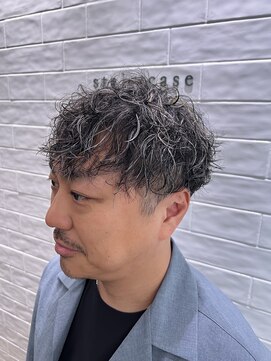 ステア ケース(stair case) メンズハイライトパーマ