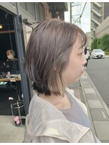 オーガニック アトリエ 大宮(organic+atelier)&nbsp;20代30代40代大人可愛いイヤリングカラー立体感ロブヘアー