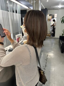 キング 枚方店(K!ng) 縮毛矯正髪質改善ハイライトレイヤーカット枚方美容室エクステ