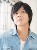 30代40代束感イケオジ斜めバングメンズカットj与野