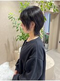 20代30代40代_ウルフヘアレイヤーカットイメチェン外ハネボブ