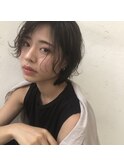ボブ×ブラウンカラー