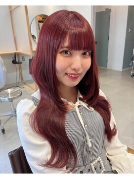 レイ(Lay.) 【スタイリストArisa】ブリーチなしダブルカラー暖色カラー