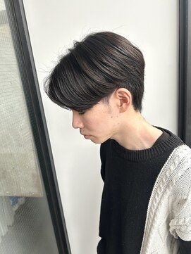 アノ(Ano.) センターパート×ニュアンスパーマ