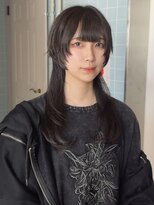 クペウ ローウェン(cope'u ROWEN)&nbsp;渋谷/ウルフカット  デザインカラー ルーツカラー エンドカラー