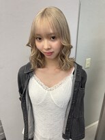 ロテ 名古屋 名駅店(Lote.)&nbsp;ホワイトグレージュ/デジタルパーマ/チェリーブラウン