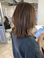 シェノン 赤羽店(CHAINON)&nbsp;ひし形くびれミディアムふんわりボリュームヘア赤羽岩淵美容院