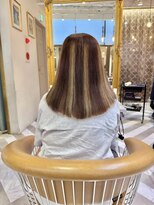 ロンドアベニール 北千住(Lond avenir)&nbsp;暗めカラー/ボブ顔周り/前髪/レイヤー/髪質改善/縮毛矯正/北千住