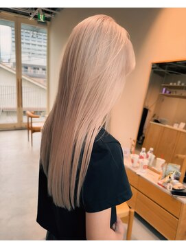 エルム 府中(yelm) 【ホワイトベージュ×ロング】#ダブルカラー#ケアブリーチ