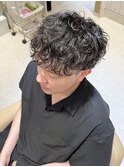 波巻きパーマメンズパーマニュアンスサーフ【外苑前KIND南青山】