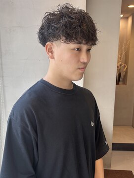 ヘアー アイス ルーチェ(HAIR ICI LUCE) スパイラルパーマ無造作清潔感大人眉毛/大矢