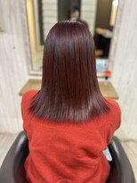 ヘアーアンドリラックス アミエ(hair&relax amie)&nbsp;ブリーチなしレッドブラウン