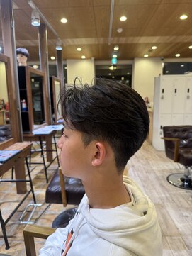 オーシャントーキョー(OCEAN TOKYO) 韓国マッシュフェザーパーマニュアンスパーマセンターパート