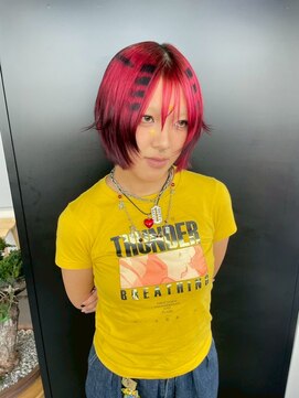 ヌル 原宿店(Null) オーダーメイド/ケアブリーチカラー/セクションカラー/姫ウルフ